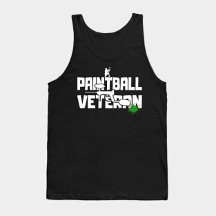 Paintball Veteran player Gotcha Paintballer gift idea Tank Top